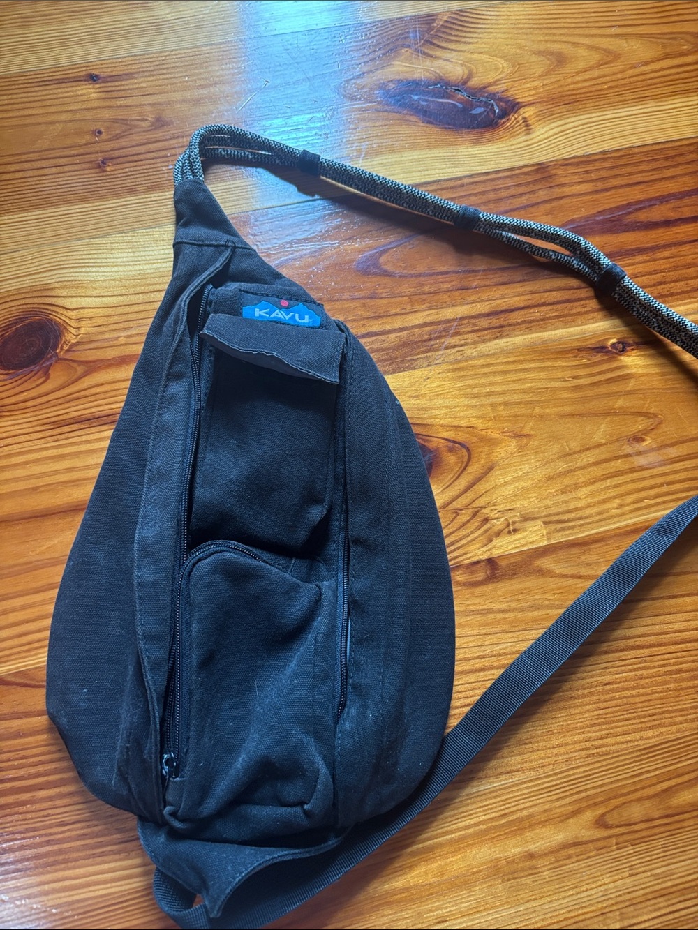 KAVU Black Sling Bag - Compact Crossbody for Women